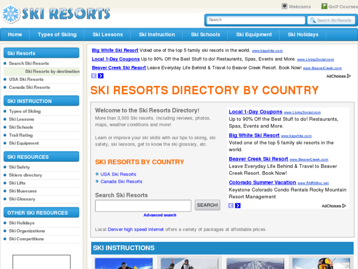 www.skiresorts.org