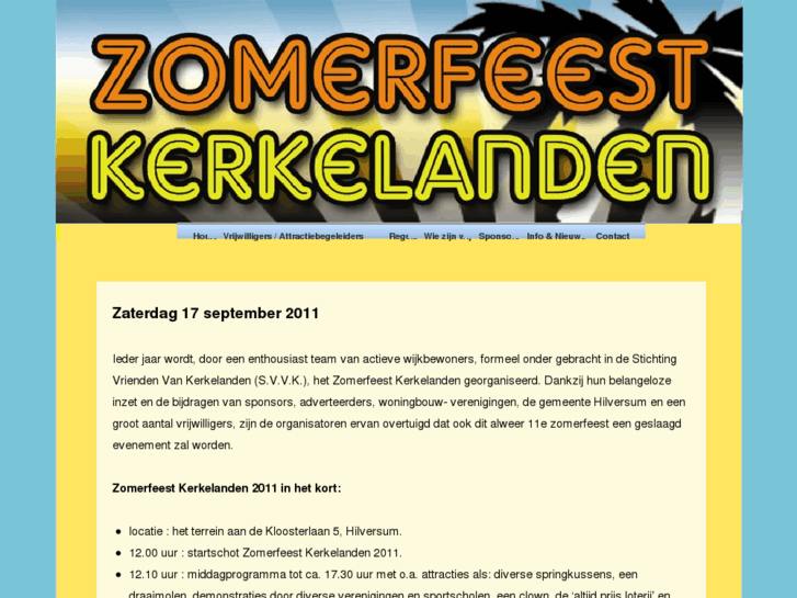 www.zomerfeestkerkelanden.com