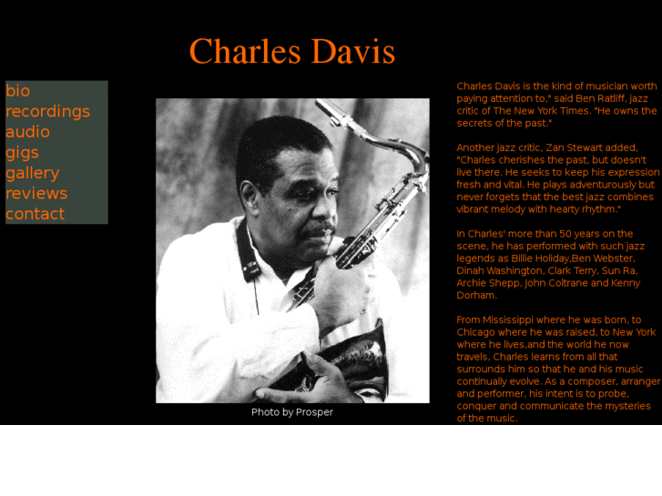 www.charlesdavissaxophonist.com