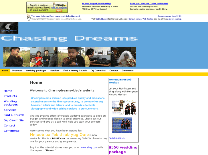 www.chasingdreamsvideo.com