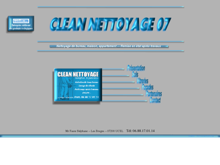 www.cleannettoyage07.com