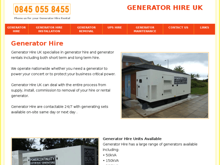www.generator-hire.net