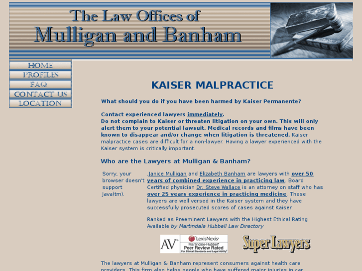 www.kaisermedicalmalpractice.com