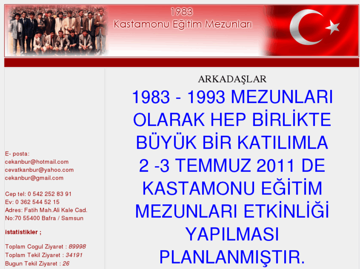 www.kastamonuegitim1983mezunlari.com