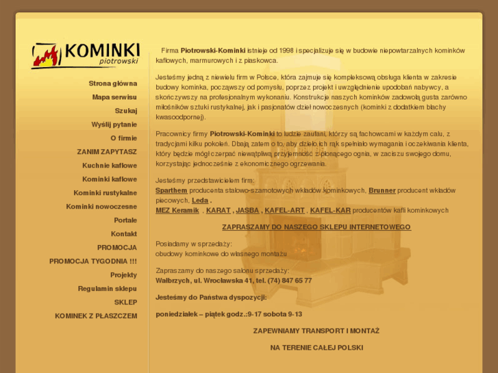 www.kominki-piotrowski.pl