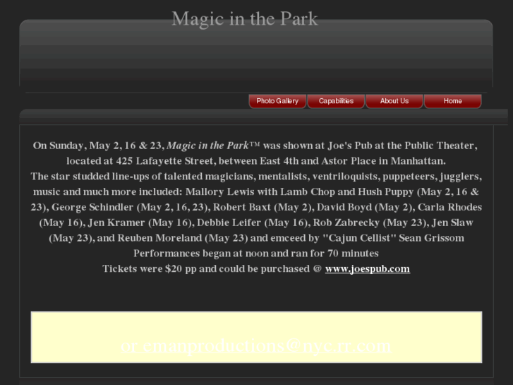 www.magicinthepark.com
