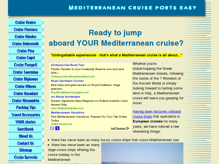 www.mediterranean-cruise-ports-easy.com