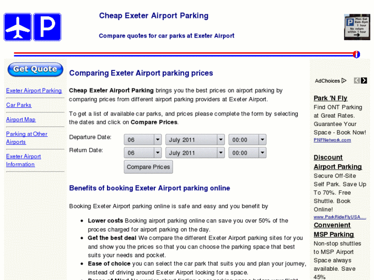 www.cheap-exeter-airport-parking.co.uk