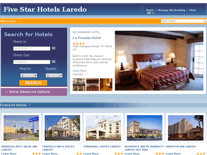 www.fivestarhotelslaredo.com