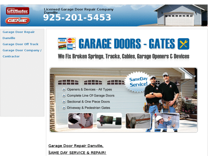 www.garagedoorrepairdanville.com