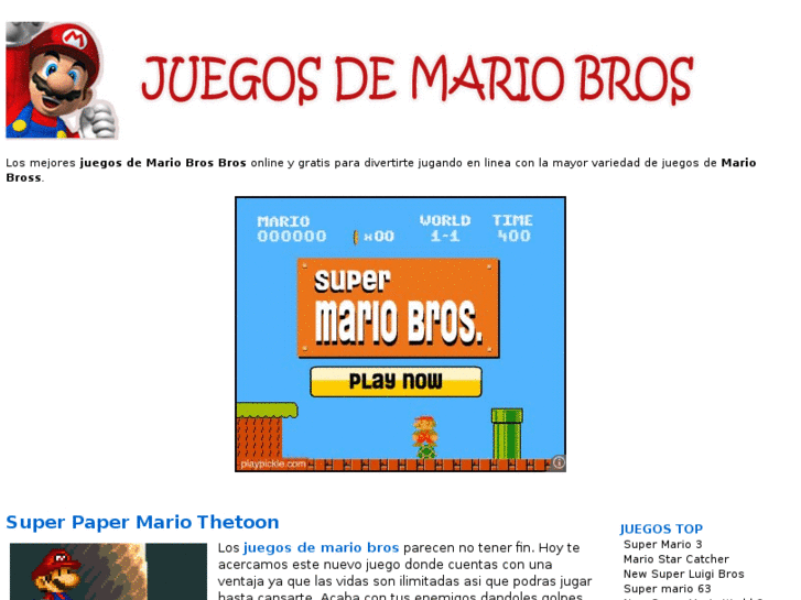 www.juegosmariobross.net