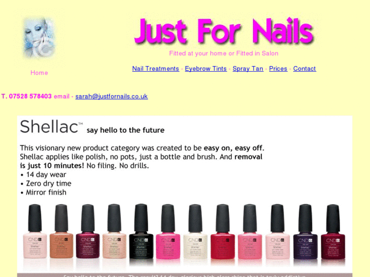 www.justfornails.co.uk