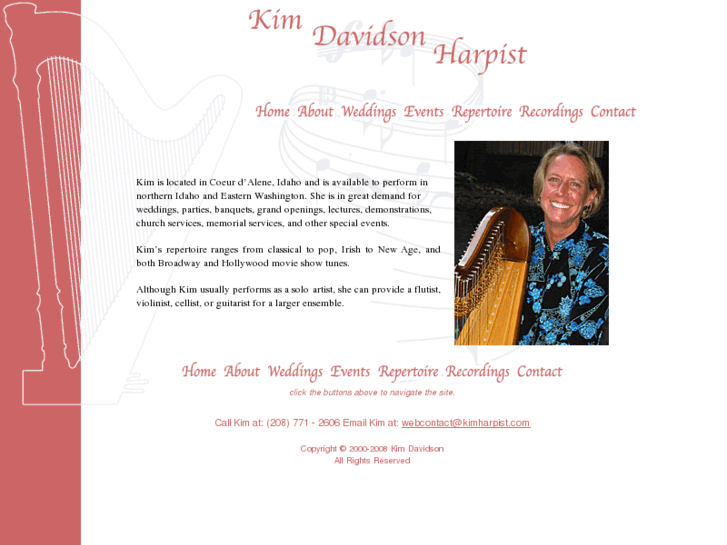 www.kimharpist.com