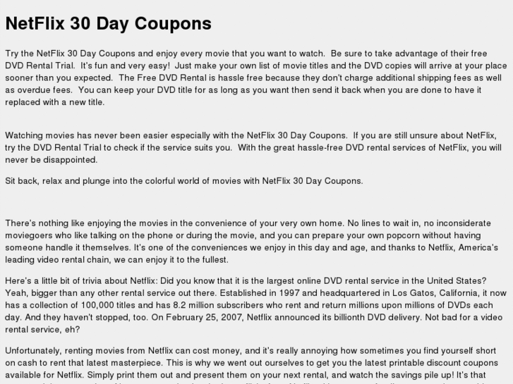 www.netflix30daycoupons.com