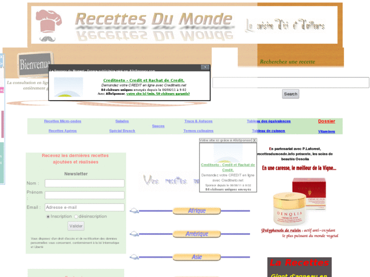 www.recettesdumonde.info