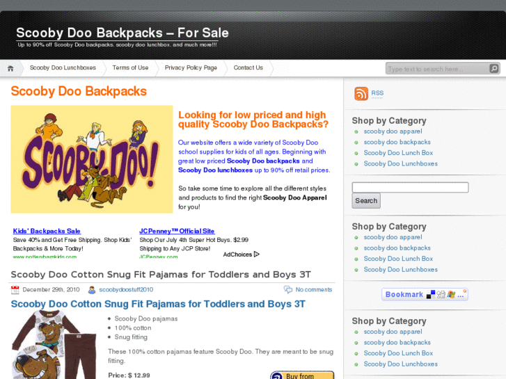 www.scoobydoobackpacks.com