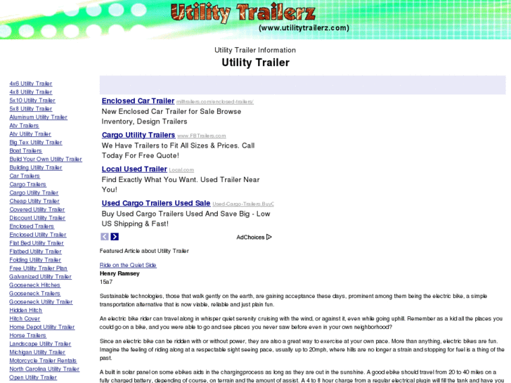 www.utilitytrailerz.com