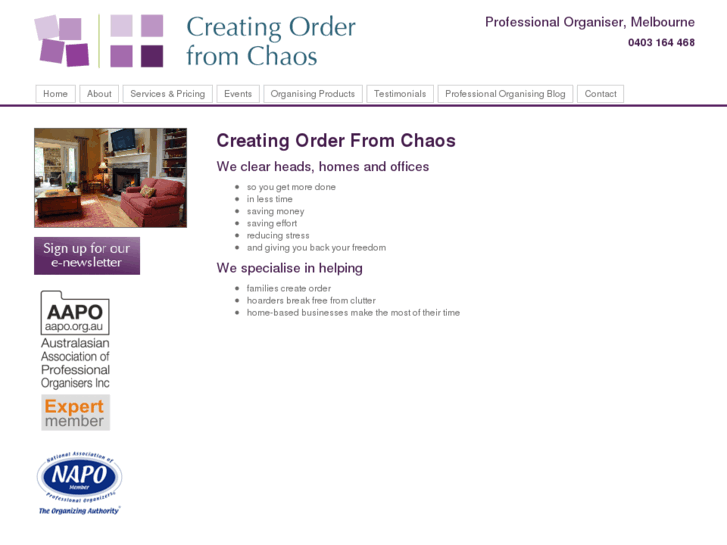 www.creatingorder.com.au