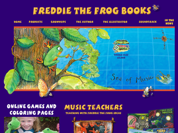 www.freddiethefrogbooks.net