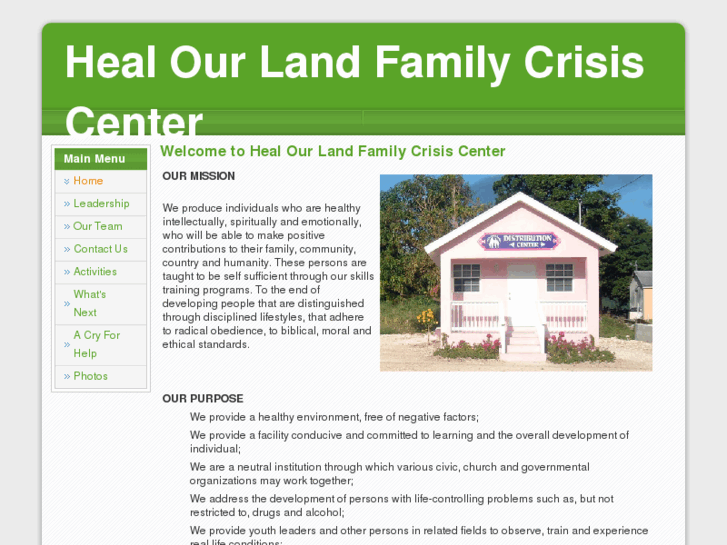 www.healourlandfamilycrisiscenter.com