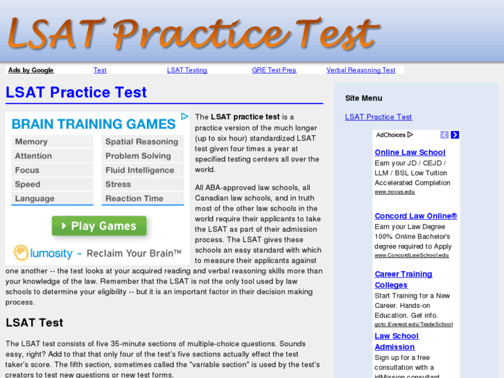 www.lsatpracticetest.net