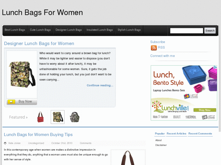 www.lunchbagsforwomen.net