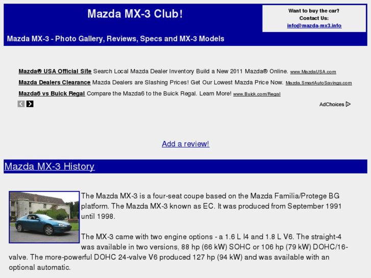 www.mazda-mx3.info