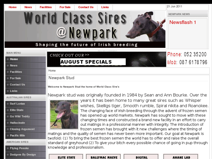 www.newparkstud.com