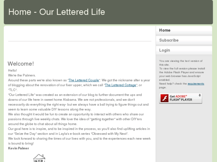 www.ourletteredlife.com