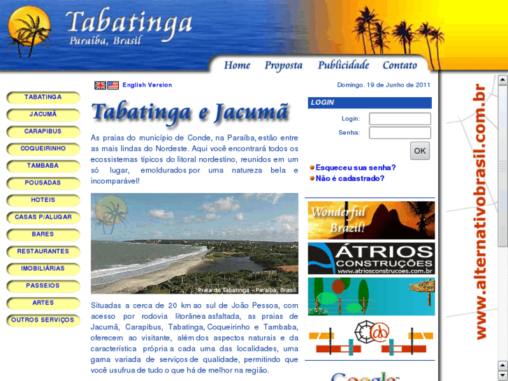 www.praiadetabatinga.com