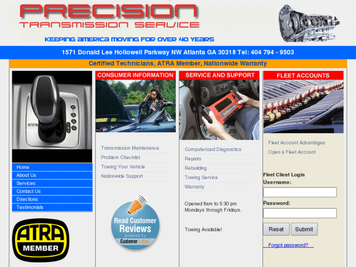 www.precisiontransmissionservice.com