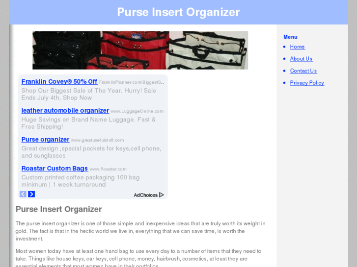 www.purseinsertorganizer.net