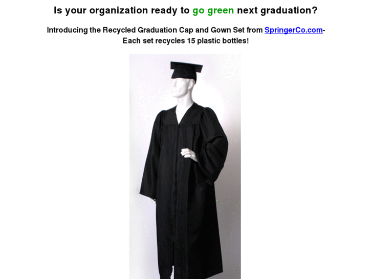 www.recycledgraduationcapandgownset.com