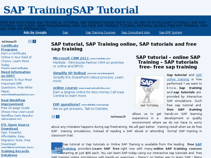 www.saptrainingtutorial.com