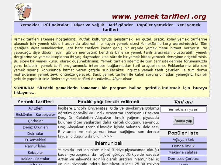 www.yemektarifleri.org