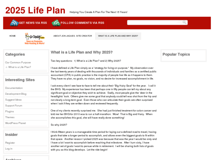 www.2025lifeplan.com