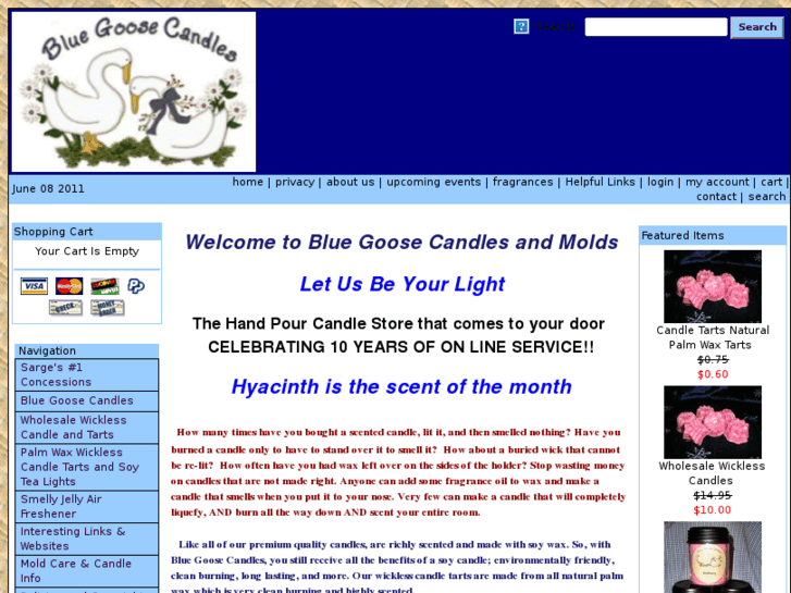 www.bluegoosecandlesandmolds.com