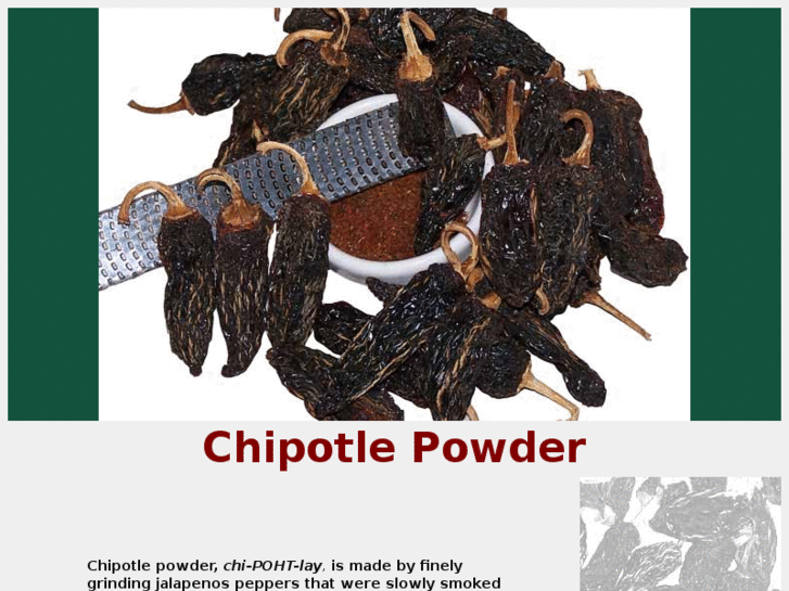 www.chipotlepowder.com