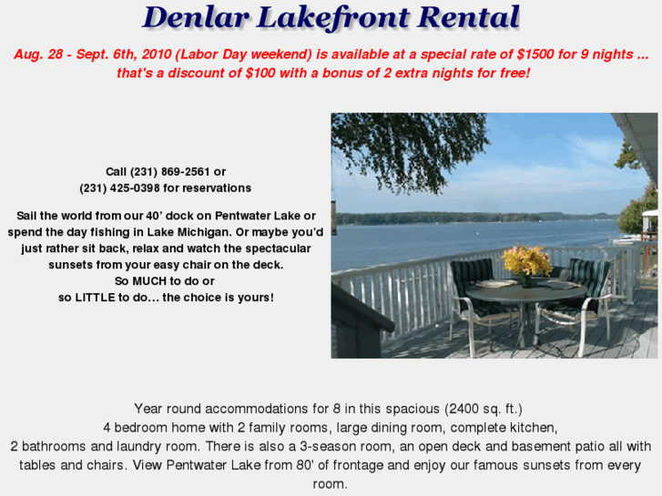 www.denlarlakefrontrental.com