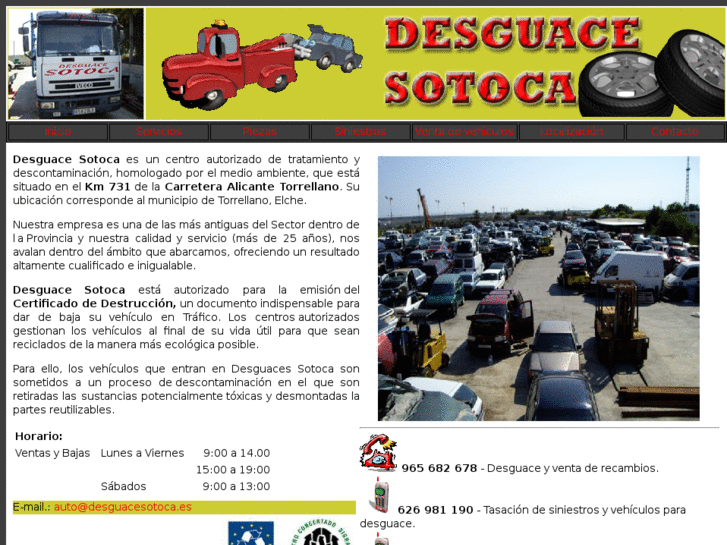 www.desguacesotoca.es