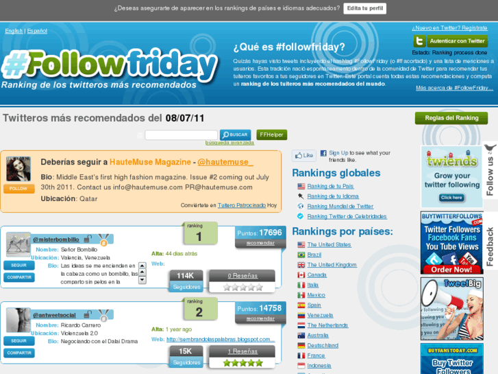 www.followfriday.es