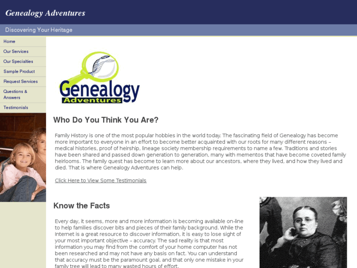 www.genealogyadventures.com