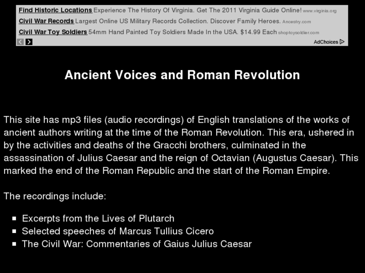 www.ancientromanvoices.com