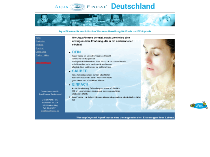 www.aquafinesse-wasserpflege-whirlpool.de