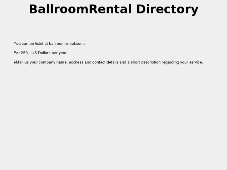 www.ballroomrental.com