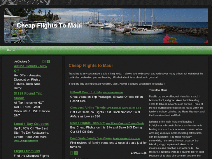 www.cheapflightstomaui.net