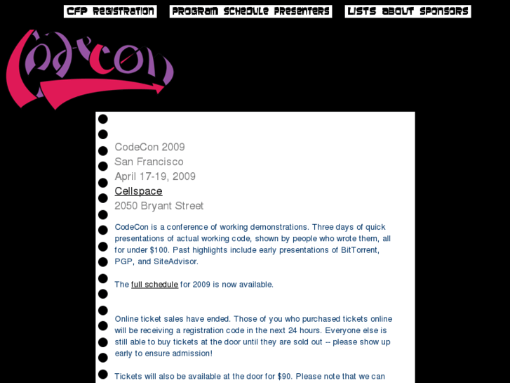 www.codecon.info
