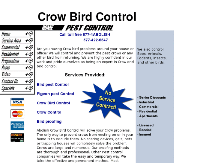 www.crowbirdcontrol.org