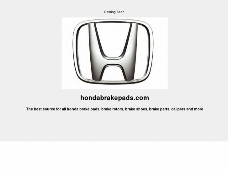 www.hondabrakepads.com