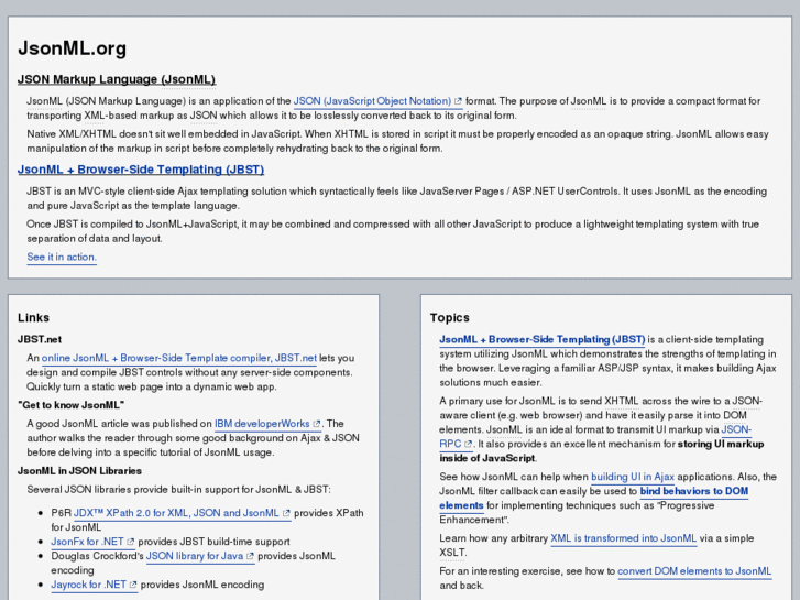 www.jsonml.com